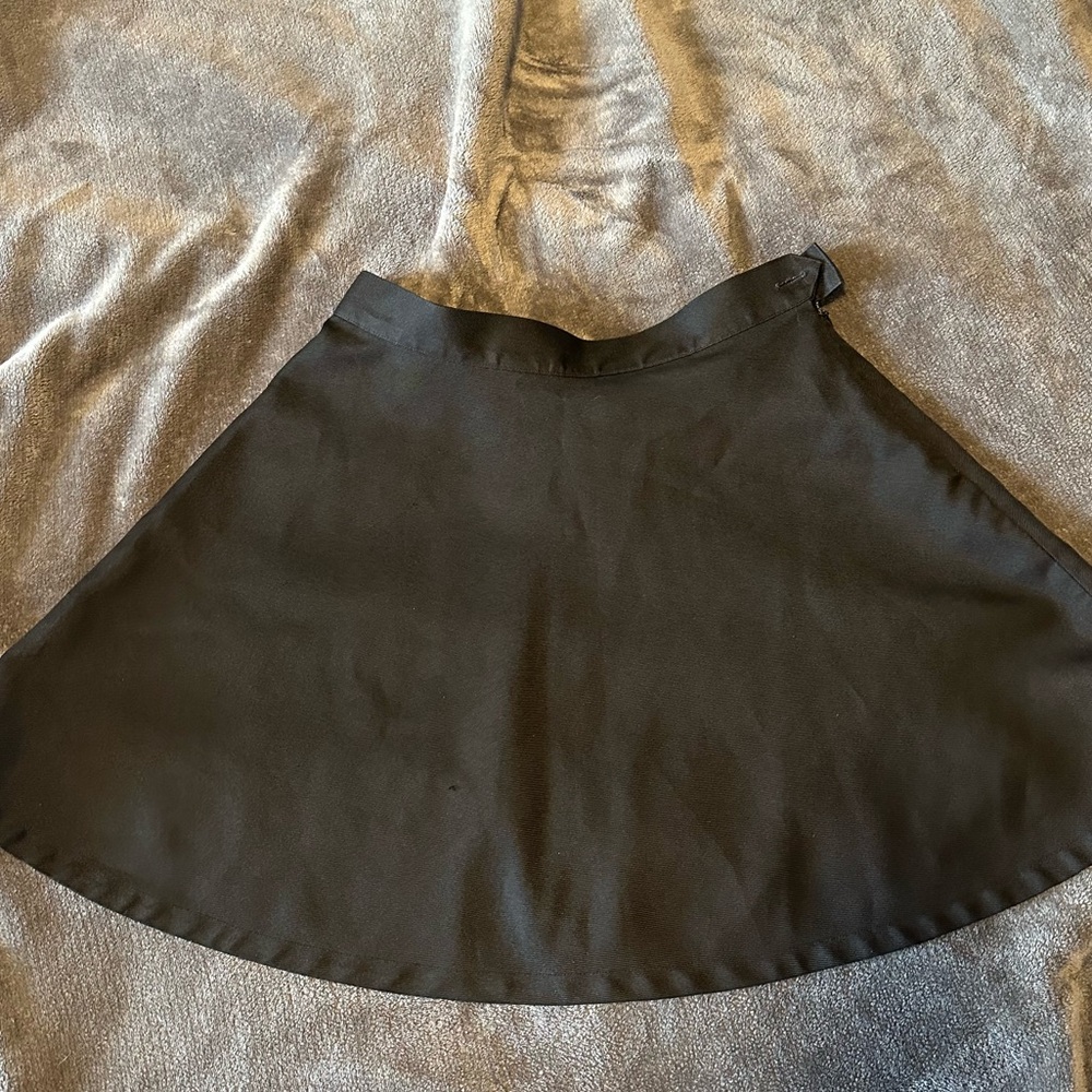 American apparel black casual mini skirt